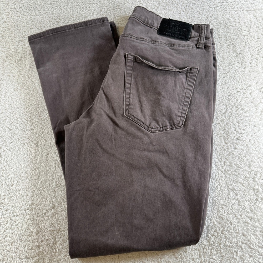 Lucky Brand 410 Athletic Slim Mens 32/30 Gray Brown Excellent 5-Pocket Pants